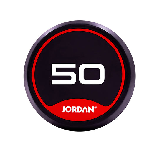 JORDAN | 2.5kg-50kg Rubber Dumbbell Set (20 Pairs)